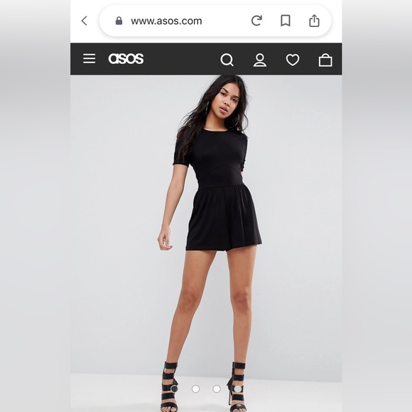 ASOS DESIGN jersey tea romper - Picture 4 of 6